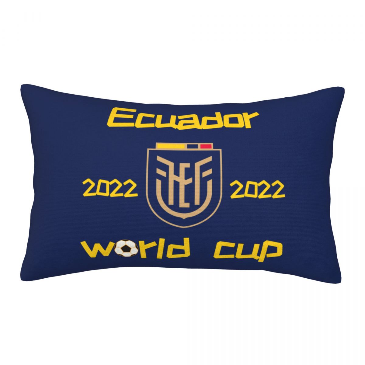 Ecuador 2022 World Cup Team Logo Pillowcase