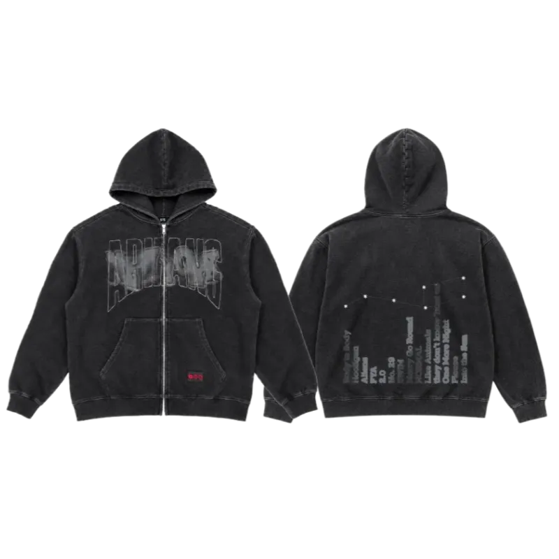 BTS Arirang Europe World Tour Zip-up Hoodie