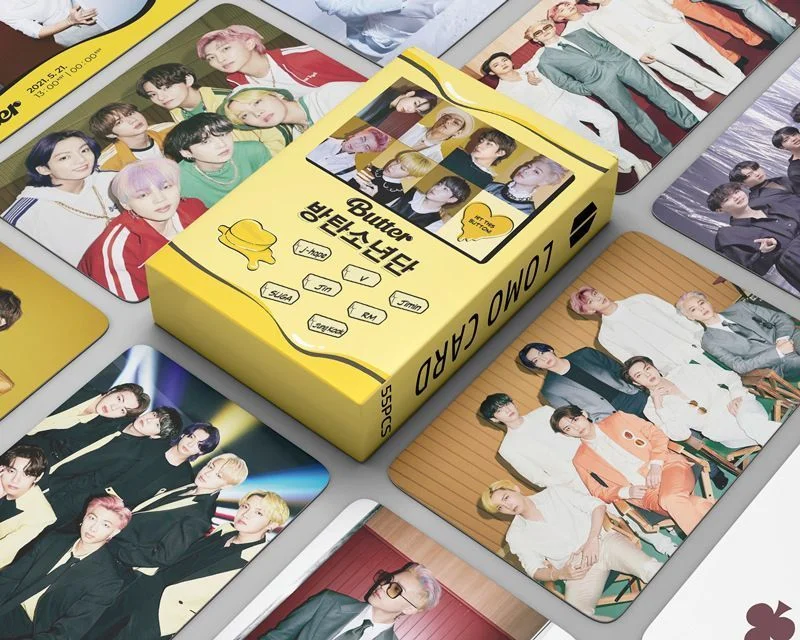 방탄소년단 55 Sheets Butter Album LOMO Card