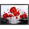 Poppy - 11CT Stamped Cross Stitch - 40*30cm
