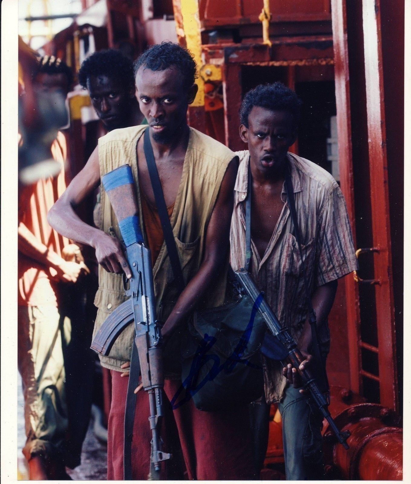 Barkhad Abdi Autograph CAPTAIN PHILLIPS Signed 10x8 Photo Poster painting AFTAL [4793]