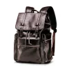 Men's Soft Leather Backpack