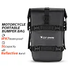 WEST BIKING Motorcycle Frame Crash Bars Bag Waterproof Repair Tool Bag (Black)