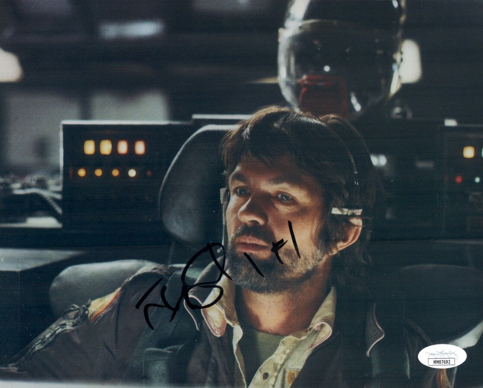 TOM SKERRITT Hand Signed ALIEN 8x10 Photo Poster painting DALLAS In Person Autograph JSA COA