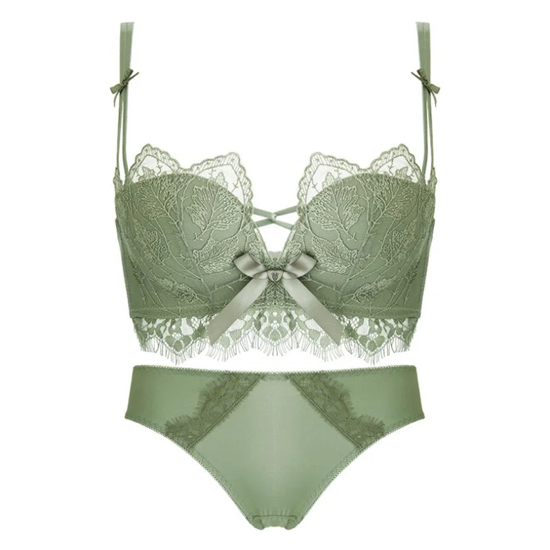 Women Sexy Bra Set Thin Push Up Seamless Bra Panty Underwear Set Wireless Lenceria Briefs Lingerie Set нижнее белье женское