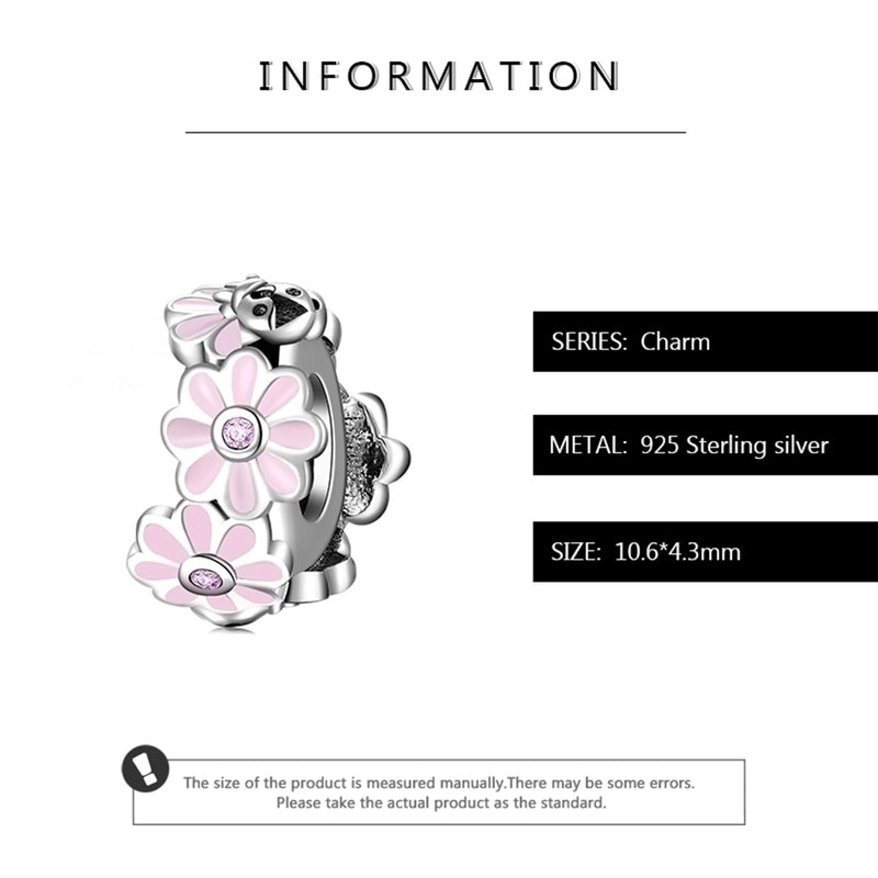 Original Design Minimalist Flower Petal Sterling Silver Inlay Zircon Jewelry Accessories