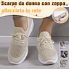 Gioiacombo&trade; Nuove scarpe casual traspiranti con zeppa da donna
