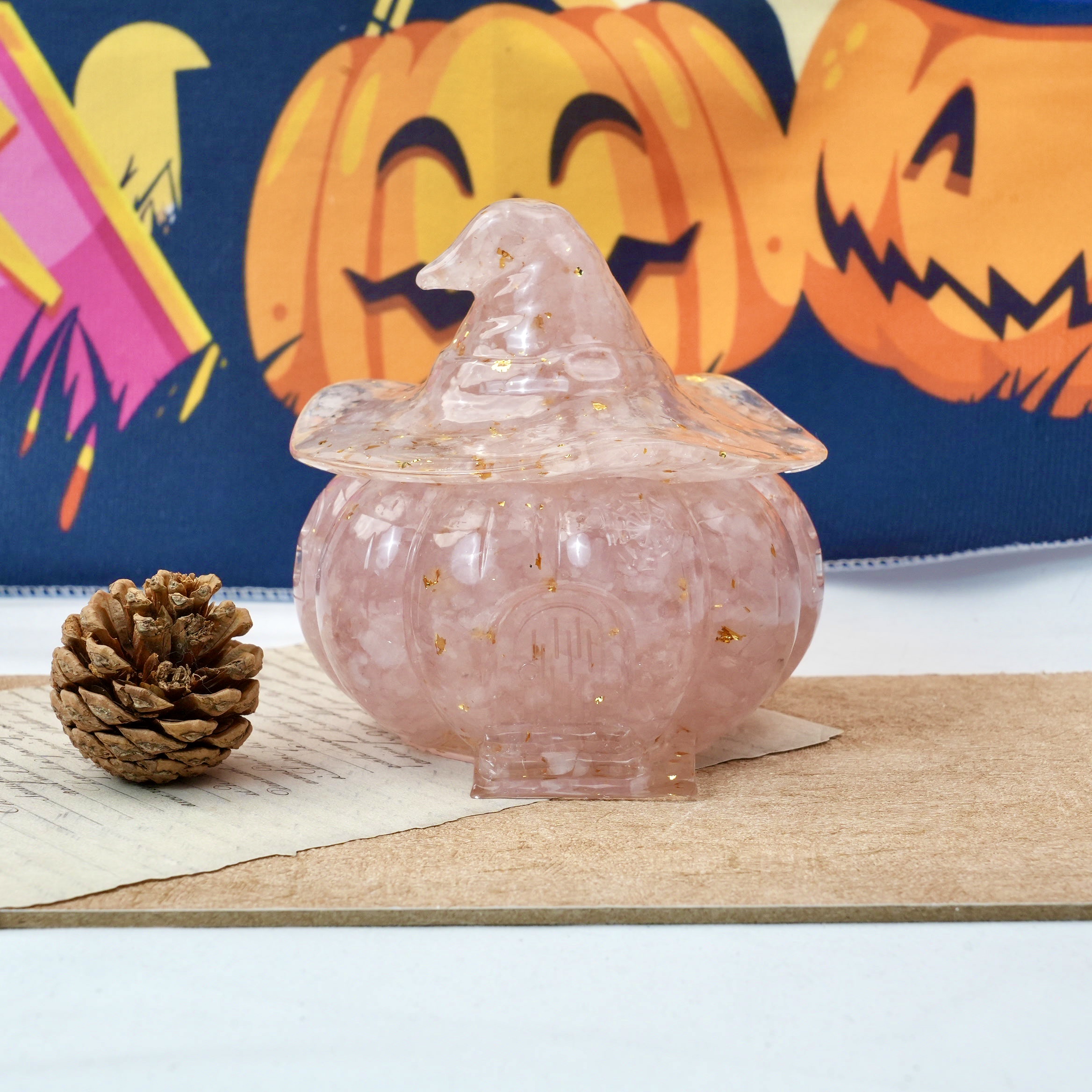 Resin Pumpkin House