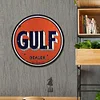Gulf - Round Metal Tin Signs(12*12Inch) - Garage