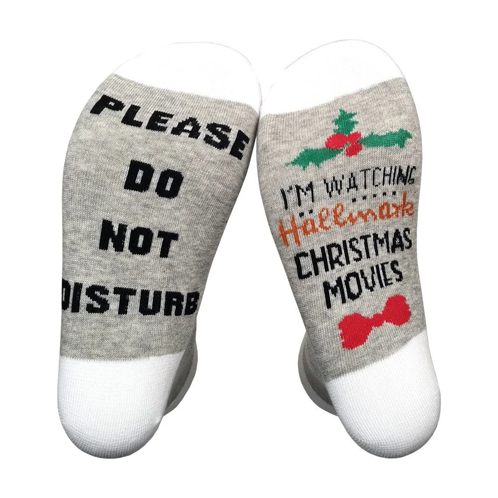 I&lsquo;M WATCHING Christmas MOVIES Christmas Socks