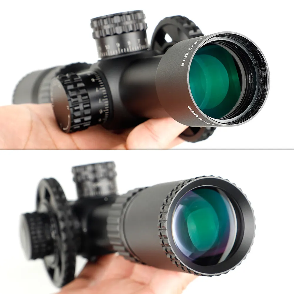ohhunt&reg; LR 2.75-15X32 SFIR Scope,Side Parallax,Glass Etched Reticle,Red Illumination,Turrets Lock