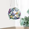 DIY Butterfly Flower Diamond Painting Wreath （Single Sided)