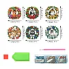 6Pcs Weihnachtskatze - 5d DIY Handwerk Aufkleber Magnet