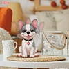 2D Flat DIY Dog Acrylic Shaking Head Diamond Painting Tabletop Ornaments Kit