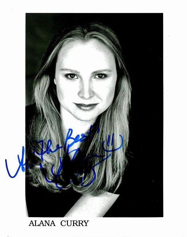 ALANA CURRY Signed Photo Poster painting