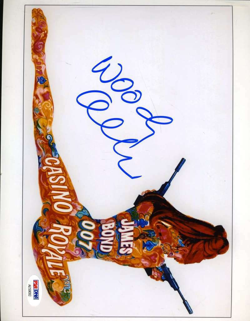 Woody Allen Psa Dna Coa Hand Signed Authentic 8x10 Photo Poster painting Autograph