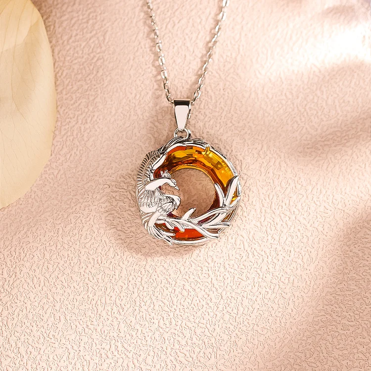 S925 The Phoenix Brings Strength Renewal and Transformation Phoenix Necklace