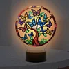 Acryl Schmetterling Baum des Lebens doppelseitig - 5d DIY Bastellampe