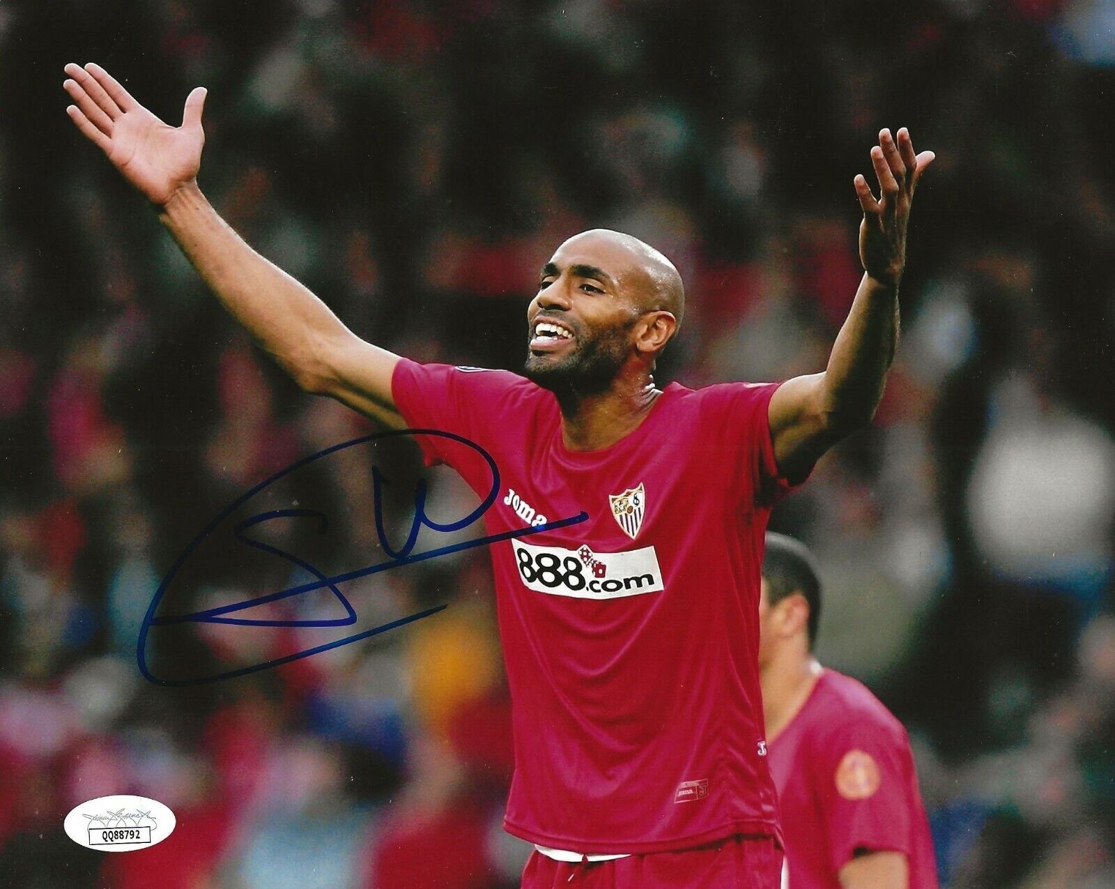 Frederic Kanoute Mali signed Sevilla FC 8x10 Photo Poster painting autographed JSA