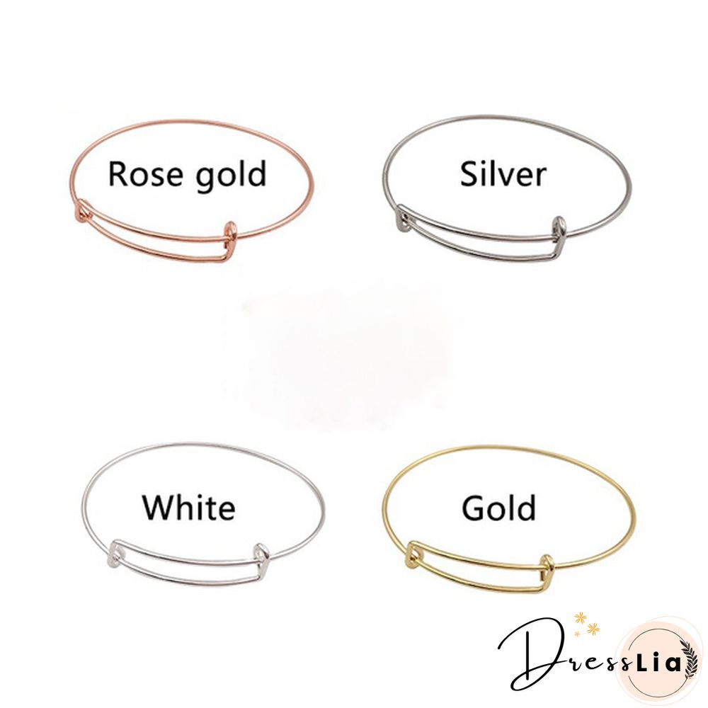 Adjustable Metal Blank for DIY Jewelry Production, 60PCS Retractable Bracelet Material