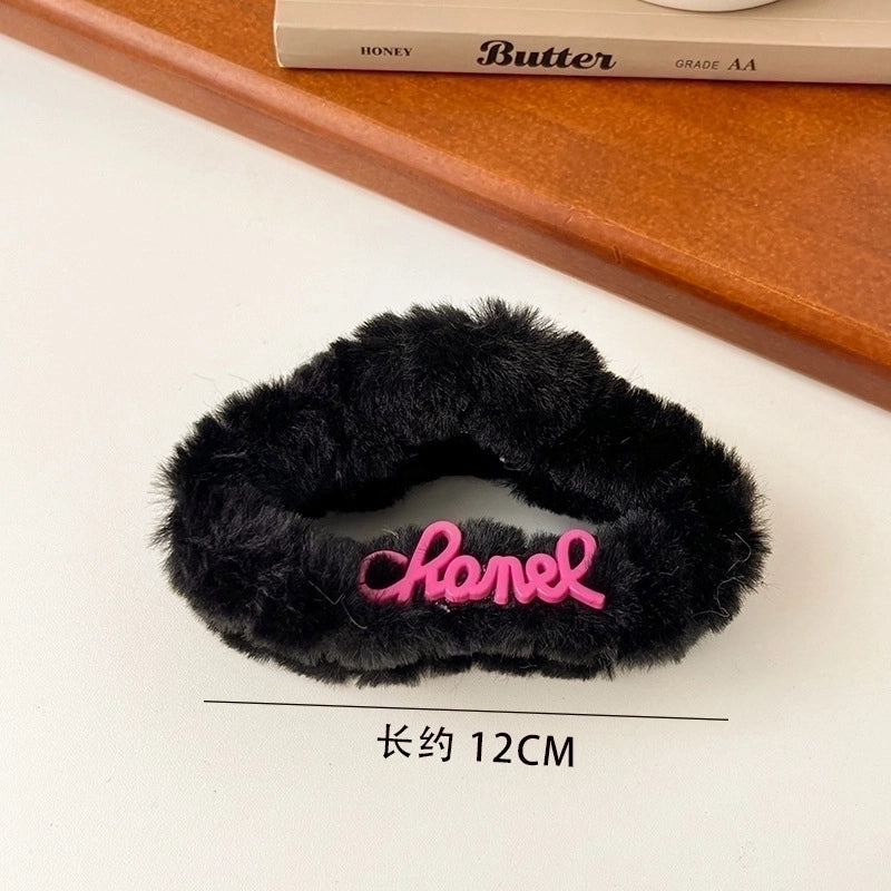 Minimalist Solid Color Arylic Hair Claws 1 Piece