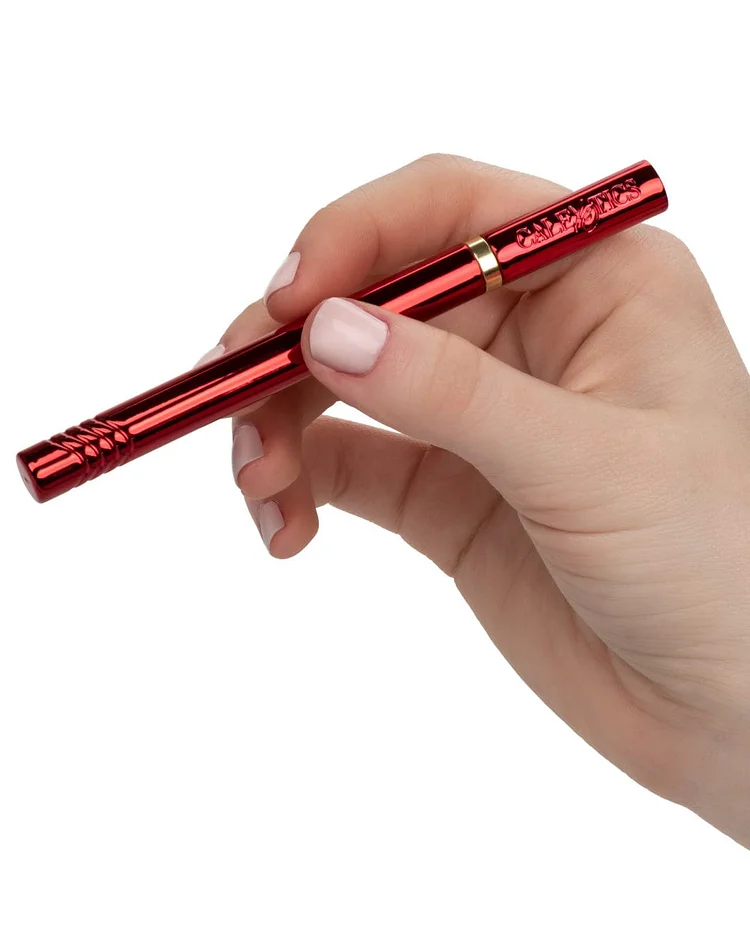 pornhint Pornhint Hidden Pleasures Discreet Metallic Bullet Vibrator - Red