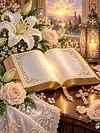 Religious Floral-Diamond Painting Pearl Art Kit(30X40cm)