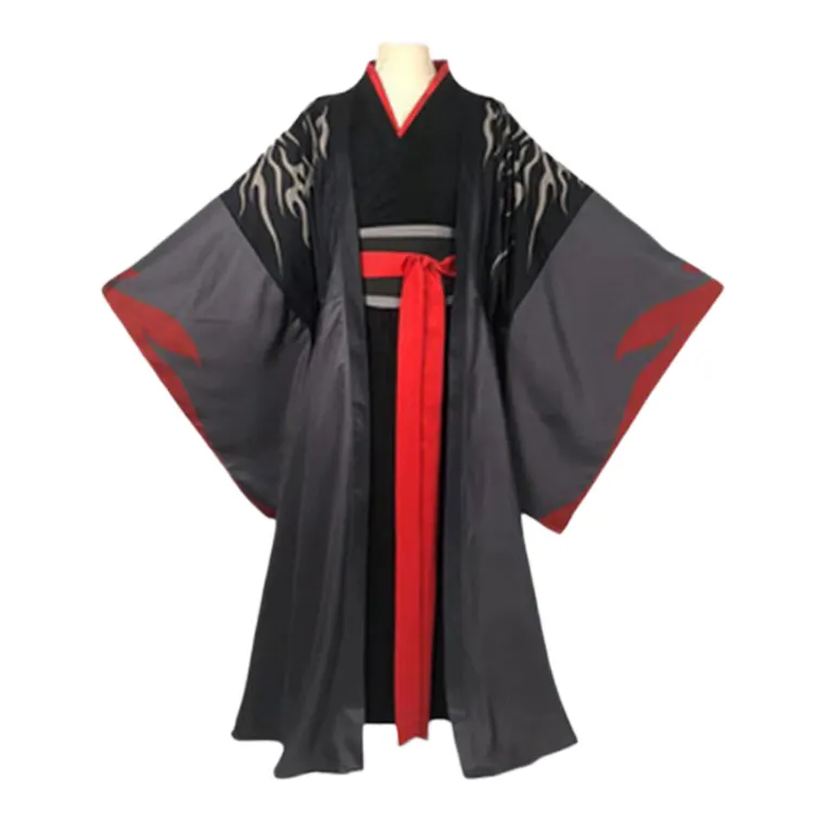 Mo Dao Zu Shi Wei Wuxian Black Set Outfits Cosplay Costume Halloween Carnival Suit