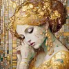 Gloden Woman-14CT Stamped Cross Stitch 50*50cm tapestrymarket