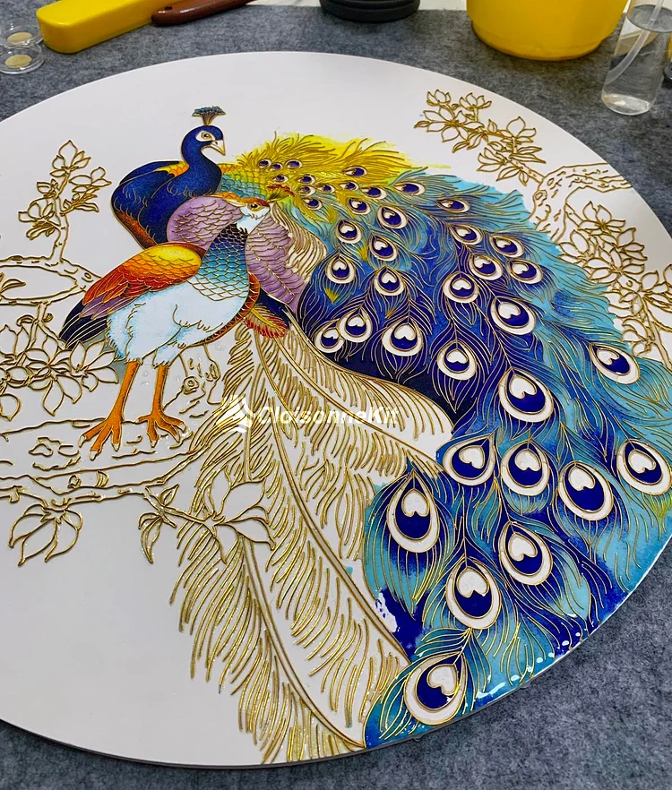 Two Koi - Cloisonne DIY Painting Kits