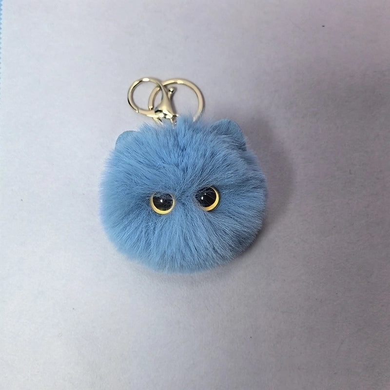 Modern Style Cat Plush Bag Pendant Keychain