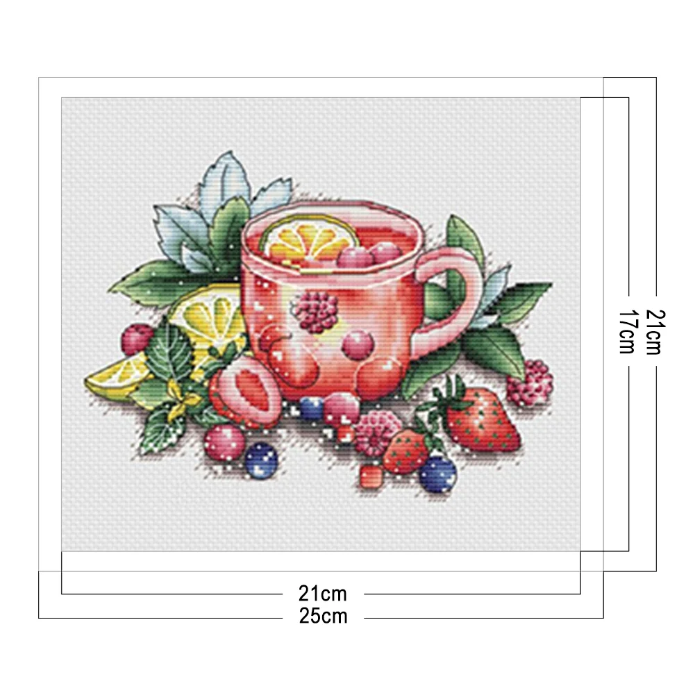 11ct Stamped Cross Stitch - Kitchen Gadgets(25*21cm)