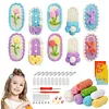 Hair Clip Crochet Starter Kits with Step-by-Step Video Tutorials, Gift Home Decoration