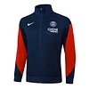 25/26 PSG Royal Blue long zipper  Training Jacket Set