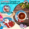 6Pcs/set Diamond Painting Christmas Snowman Coaster Cup Cushion Home Decor