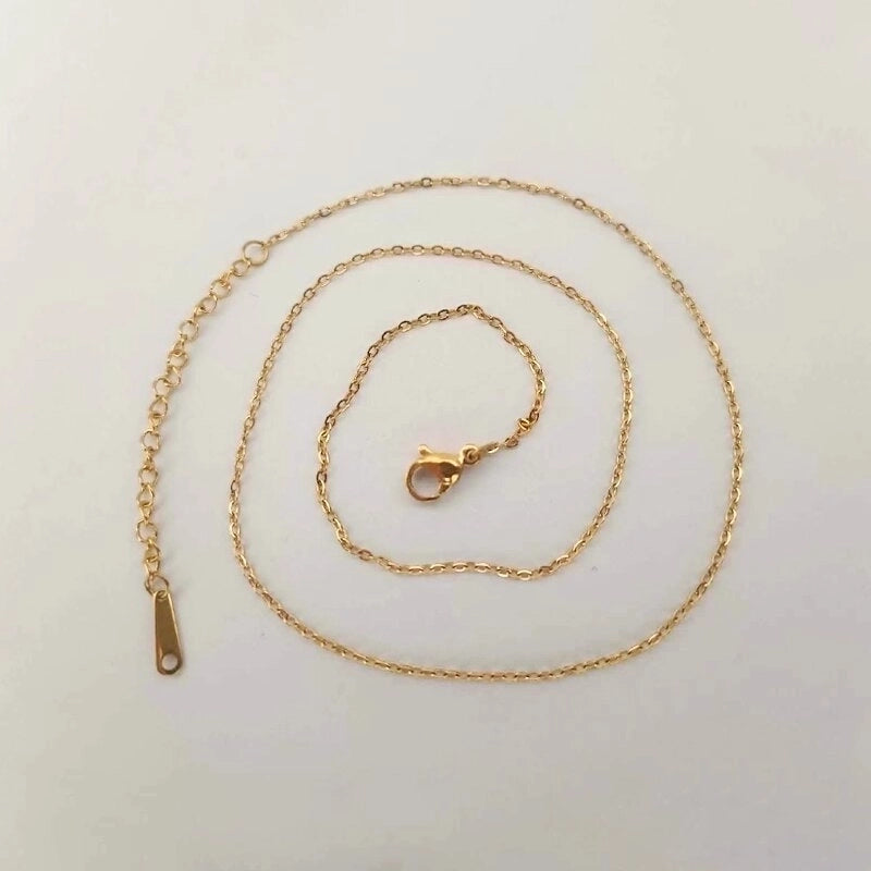 Casual Minimalist Solid Color 201 Stainless Steel Necklace