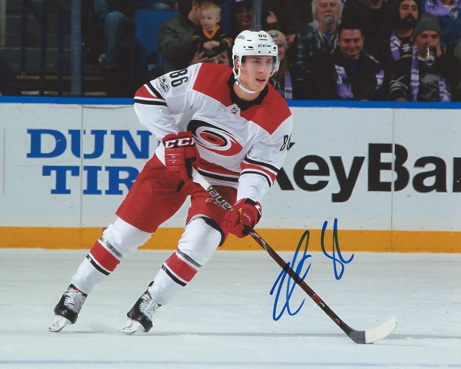 Teuvo Teravainen Signed 8x10 Photo Poster painting Carolina Hurricanes Autographed COA C