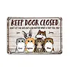 Cat - Vintage Metal Signs(12*8Inch) - Cat