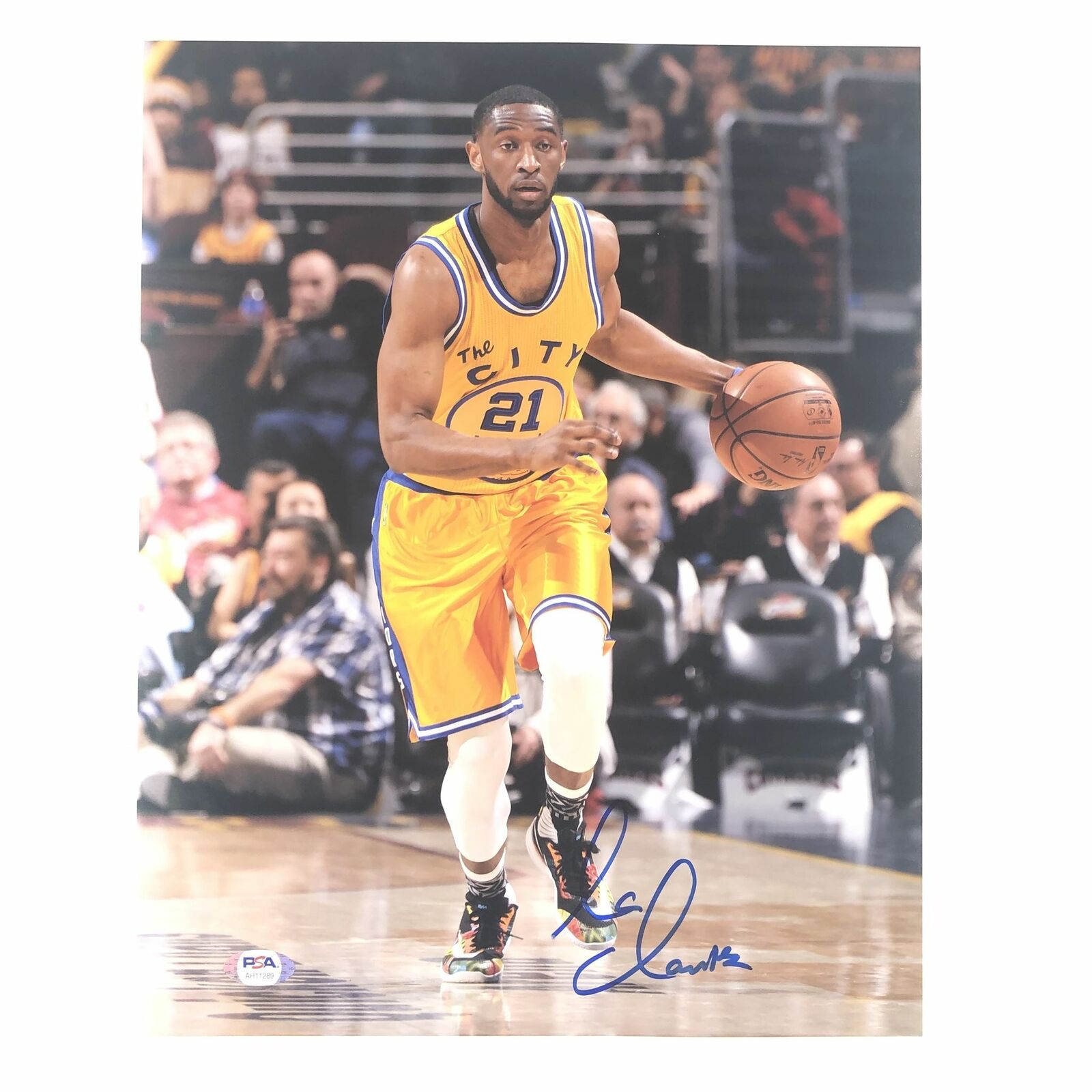 Ian Clark signed 11x14 Photo Poster painting PSA/DNA Golden State Warriors Autographed