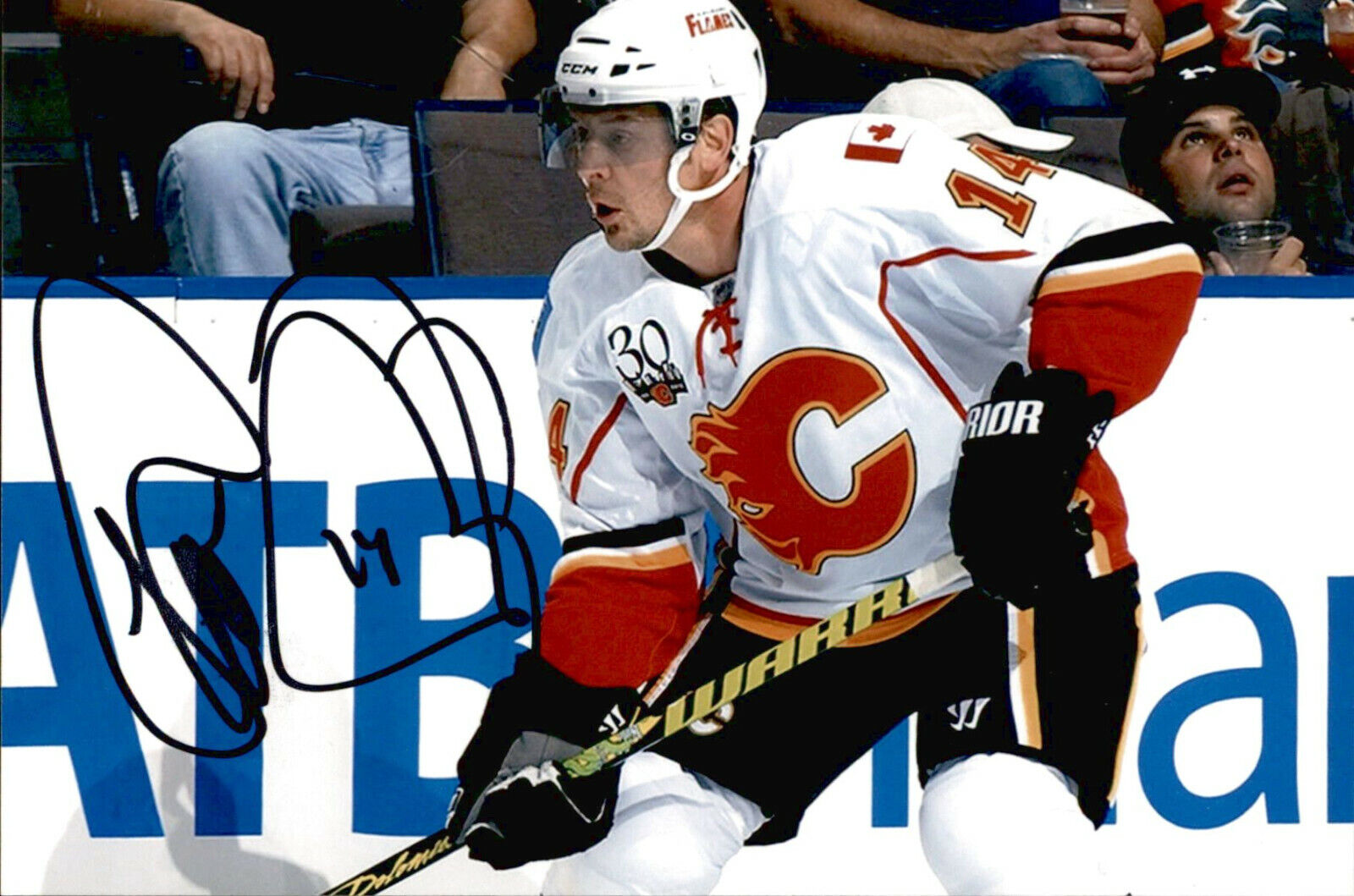 Theoren Fleury SIGNED autographed 4x6 Photo Poster painting CALGARY FLAMES #6