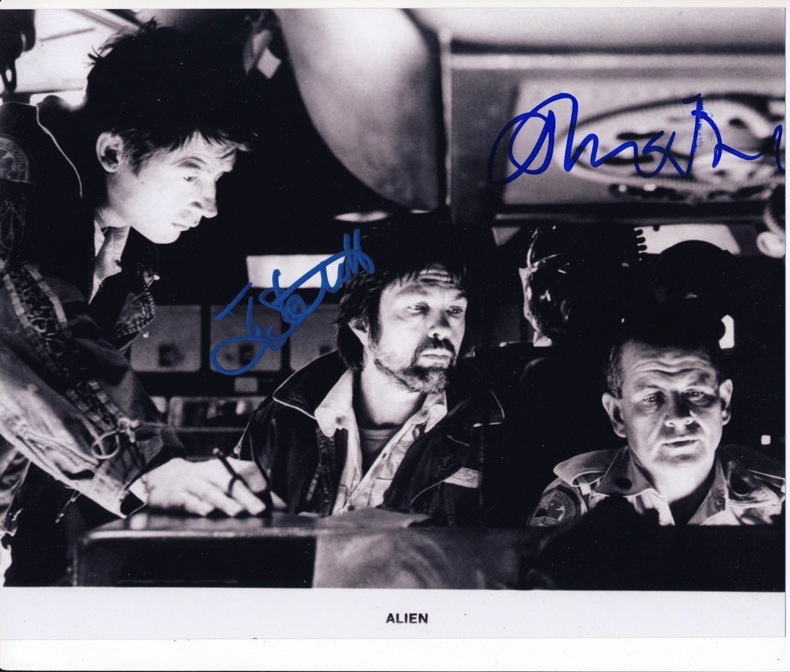 John Hurt Tom Skerritt Autograph ALIEN Signed 8x10 Photo Poster painting AFTAL [8964]