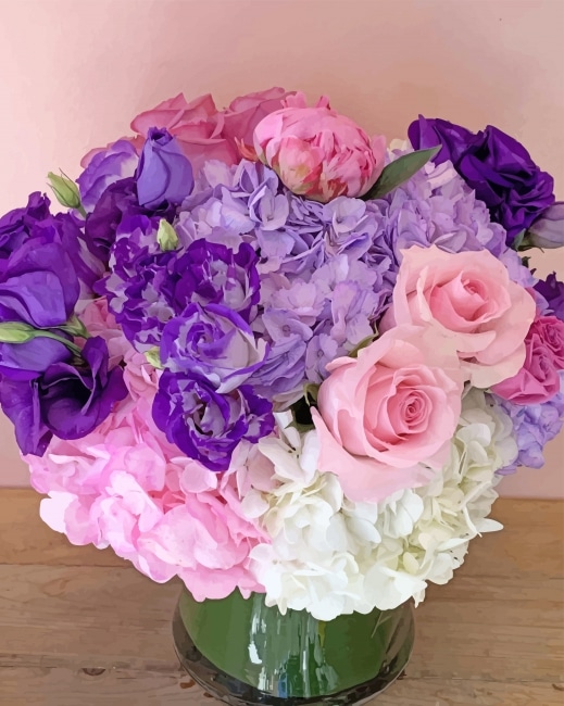 

Peonies Flowers – Paint By Numbers - 40*50CM, 501 Original