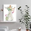 5D DIY Partial Special Shaped Drill Diamond Painting Lady Kit Home Decor(GSYX57)