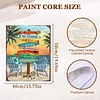 (US Only)Paint By Numbers Kit On Canvas DIY Oil Art Summer Vacation Picture Decor40x50cm