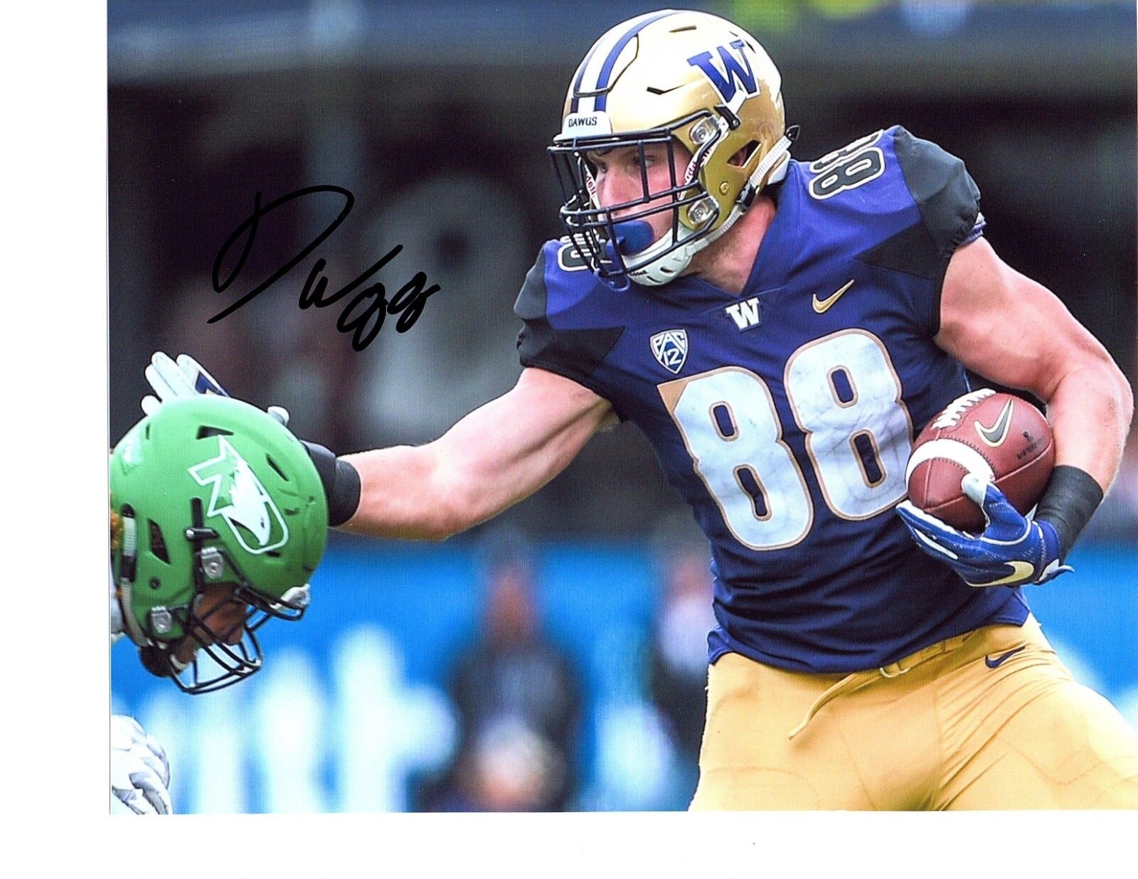 Drew Sample Washington Huskies signed autographed 8x10 football Photo Poster painting b