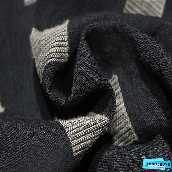 Women Cotton Linen Trench Vintage Autumn Coats Patchwork Clothing Black Trench Coats