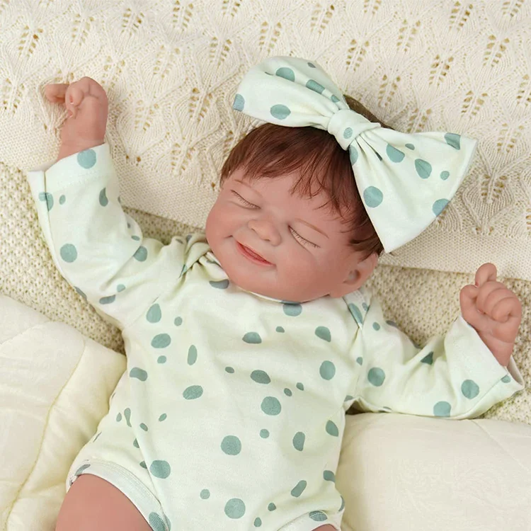 JIZHI Lifelike Reborn Baby Dolls - 17-Inch Soft Body Realistic-Newborn Baby  Dolls Full Vinyl Body Poseable Baby Girl with Feeding Kit Gift Box for