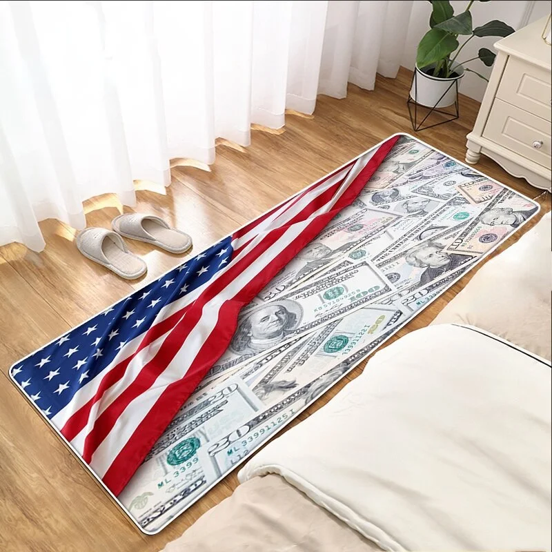 Athvotar Entrance Doormat Dollar Money Pattern Living Room Floor Rugs Home Decor Kitchen Absorbent Carpet Anti Slip Bathroom Mat 1127-0
