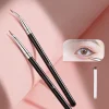 Corner eyeliner brush to cover tear troughs, eye detail concealer brush, fine makeup brush