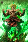 1/6 Scale Broly with LED - Dragon Ball Resin Statue - Dark King Studios